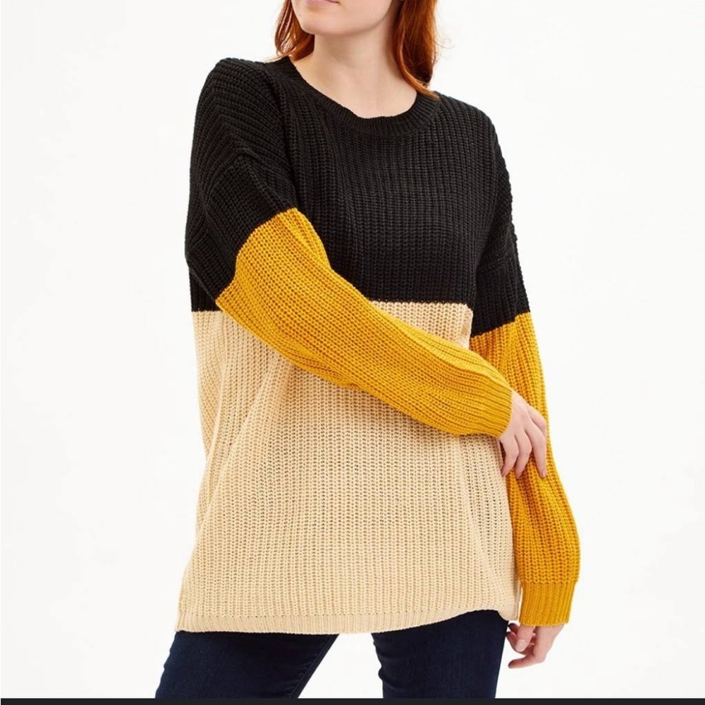 NWT| Evelyn Taylor | Colorblock Sweater | Plus | 2X